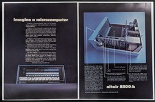 1976 MITS Altair 8800-b Two Page Print Ad Bagged And Boarded