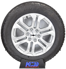 20 New Chevy Silverado Tahoe Silver Oem Wheels Rims Tires 27560r20 Bbt