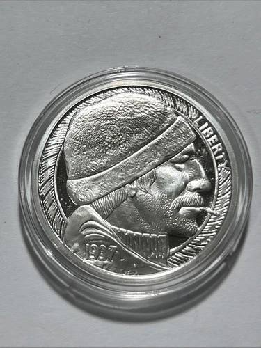 Hobo Nickel Proof 1oz .999 Fine  Silver "The Fisherman" Round RARE