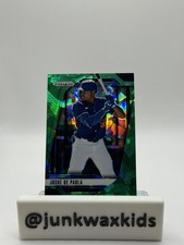 2025 Panini Prizm #267 Josue De Paula Green Cracked Ice