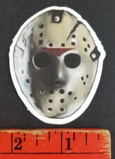 Jason Mask Horror Skateboard Sticker