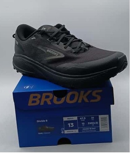 Brooks Uomo Divide 6 Nero Nero Primer Grigio US 13 Medium/D EU 47,5 - Foto 6 di 6