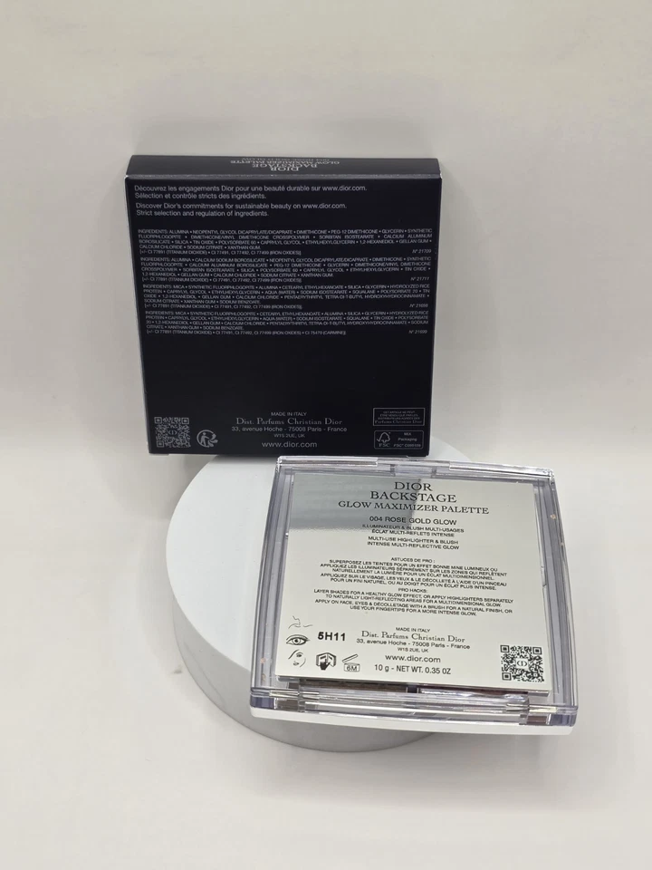 Paleta Backstage Glow Maximizer (resplandor oro rosa 004) Foto 3 de 4