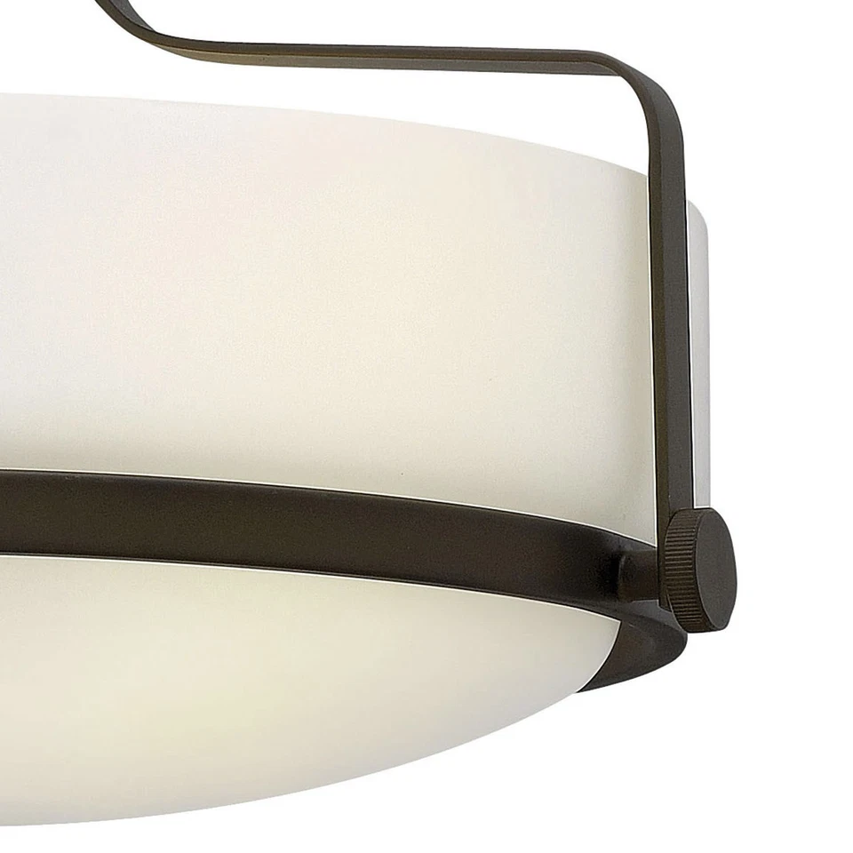 Hinkley Lighting 3641 Harper 3 Light 15"W Semi-Flush Bowl Ceiling - Chrome - Image 4 of 4