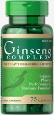 Puritan's Pride Ginseng Complex - 75 Capsules