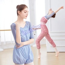 Woman Ballet Pants Dance Overalls Jumpsuit Loose Pants Dance Pants Sports Wear