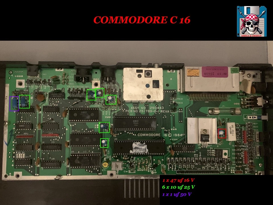 🕹️ Commodore C16 - Elkos Kondensatoren -Recap 🕹️ - Bild 2 von 2
