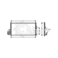 Kondensator Klimaanlage FüR Nissan Almera II Hatchback 1.5 1.8