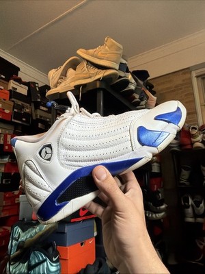 Size 10 - Jordan 14 Retro Hyper Royal 2020 Super Clean   Barley Worn  