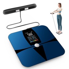 Neu Lepulse 8-Elektroden Körperfettwaage mit Handsensoren, Personenwaage mit App