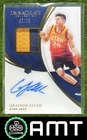 Grayson Allen RC Patch Auto 2018-19 Panini Immaculate 45/99 Utah Jazz #110