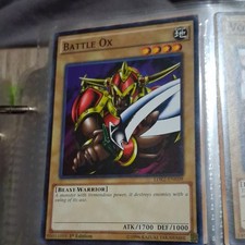 Yu-Gi-Oh! Battle Ox LDK2-ENK09 1st Edition 1700 ATK 1000 DEF