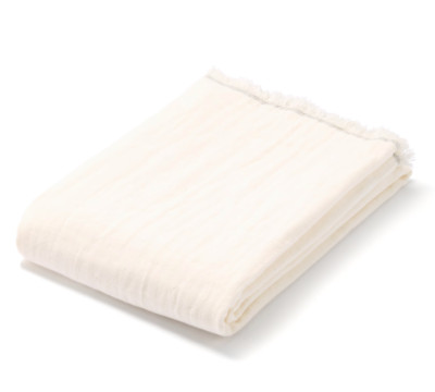 Muji Gauze Bath Towel  4-layer 100% Organic Cotton Ecue 60 x 120cm Newfrom Japan