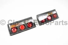 Euro JDM Hotplate red smoked taillight set for BMW E30 Late model tuning MHW NOS