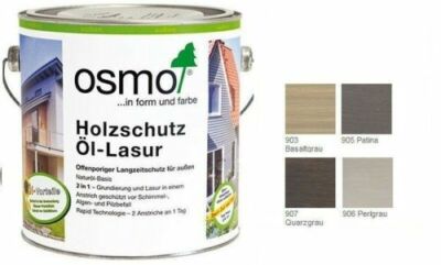 Vergrauungslasur OSMO Holzschutz Öl-Lasur / verschiedene Farben 2,5 L/0,75 L