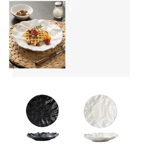 Ceramic Steak Plate Reusable Dessert Tray Tableware Storage Dish Bread - Picture 4 of 14