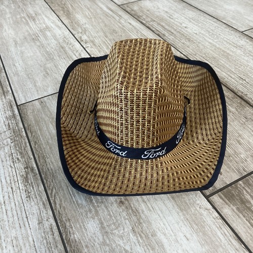 Genuine Ford Motor Company Western Straw Cowboy Hat NWOT - Picture 2 of 8