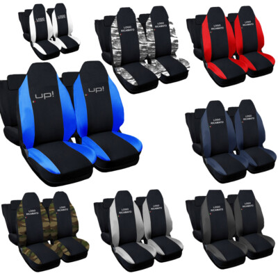 SITZBEZÜGE KOMPATIBEL UP ZWEIFARBIG KOMPLETTES SET VERSCHIEDENE FARBEN MADE IN ITALY