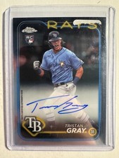 K298,088 - 2024 Topps Chrome Rookie Autographs #RATGR Tristan Gray Auto