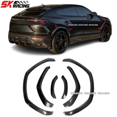 FOR LAMBORGHINI URUS NEW STYLE CARBON FIBER WHEEL EYEBROW ARCH TRIM FENDER FLARE