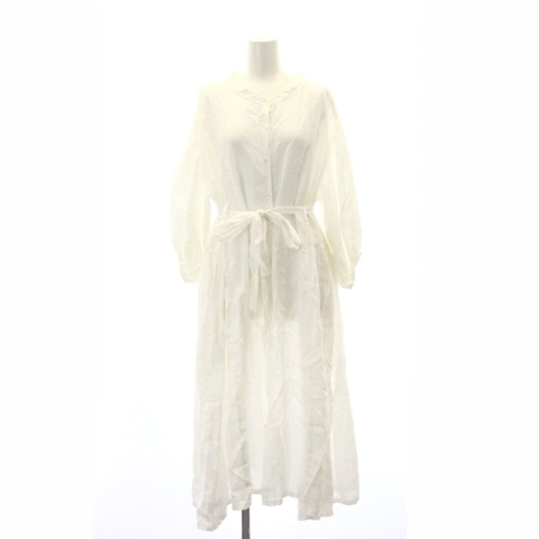 Ikuna Suzuki Takayuki ikkuna gather dress long sleeve linen 1 