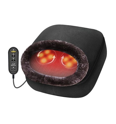 SHARPER IMAGE FOOT MASSAGER VIBRATING MASSAGE WITH HEAT FOOT WARMER-SLIPPER  | eBay
