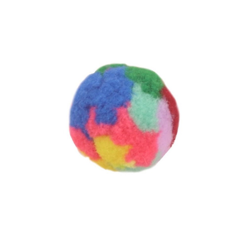 5pcs/set Colorful Plush Cat Toys Ball Soft Pet Cat Throwing Ball Self