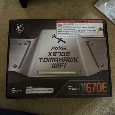 MSI MAG X670E TOMAHAWK WiFi AM5 ATX AMD Motherboard