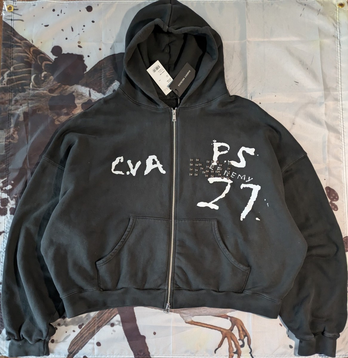 RRR-123 RIVINGTON rois Rebis INRI Zip-Up Hoodie Size L | eBay
