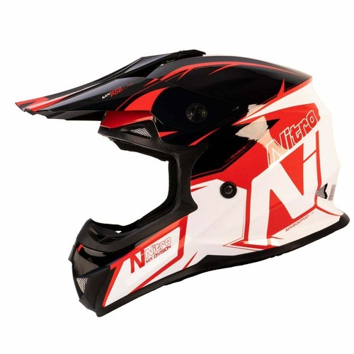 Nitro Adult Helmet MX 620 Podium Black 