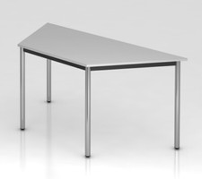 Besprechungstisch Trapeztisch mit Chromfüßen Tisch Seminartisch Schulungstisch