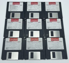 Intuit Quicken Deluxe Version 5 for Windows 1995 3.5 Floppy Discs 1-9 RARE