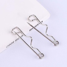 5 Épingles De Sûreté vague forme Broche Boucles pour étiquette vêtement nourrice