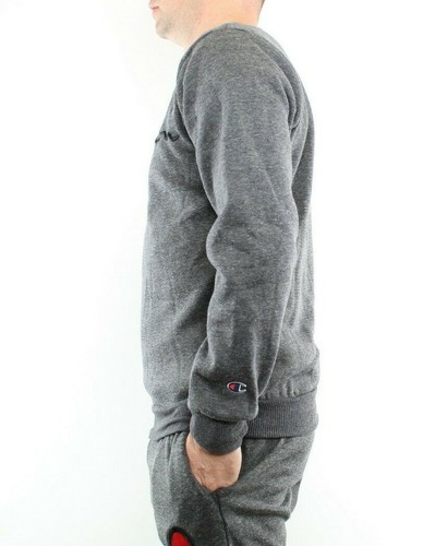 Champion Men's Fleece Sweatshirt Pullover Active Crew Neck Logo Long Sleeve - Picture 14 of 19
