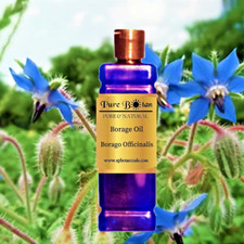 8 oz 100  PURE BORAGE SEED OIL  EASY DISPENSING TOP 