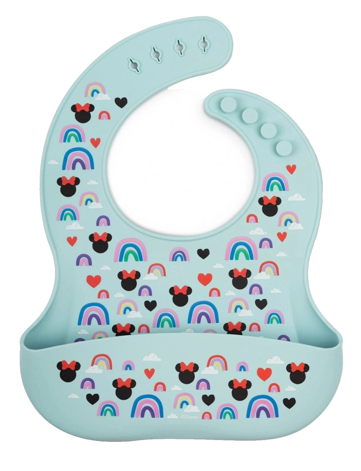 Baberos para Bebé de Silicona Multicolor y eructo Paños