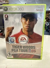Tiger Woods PGA Tour 2006 Xbox 360 Game & Case with Manual CIB Free Shipping