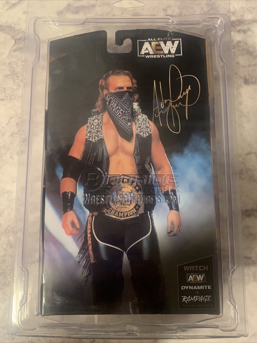 AEW Adam Page Exclusive Chase 1/3000 Signed Figure Autograph | eBay