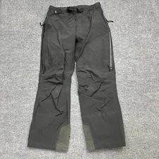 Vintage Arc'teryx Gore-Tex Belted Men's Pro Shell Snow Pants Black Gray Size M