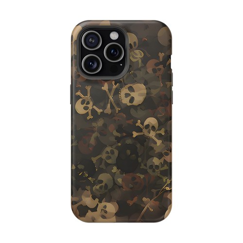 Funda de teléfono con calavera camuflada | Accesorio de teléfono vanguardista para adolescentes, militares, regalo - Imagen 63 de 130