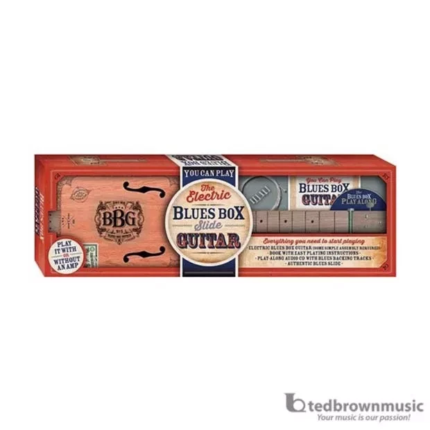 Kit de guitarra Hinkler Electric Blues Box Slide - Paquete de guitarra para principiantes con caja de cigarros Foto 2 de 3