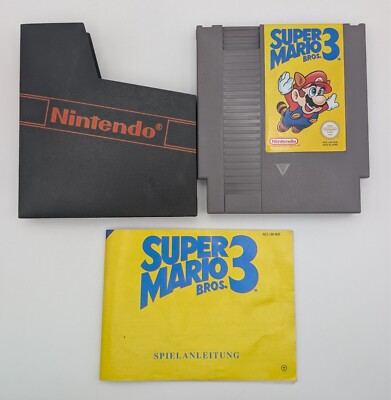 Super Mario Bros. 3 - Modul - Anleitung - NES Nintendo Entertainment System