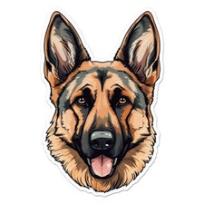 German Shepherd Sticker Decal