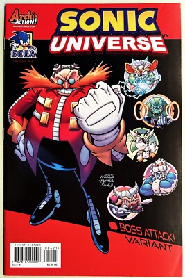 SONIC UNIVERSE Comic #84 Variant June 2016 EGGMANS DOZEN 2 of 4 1st Ed Bag VF+