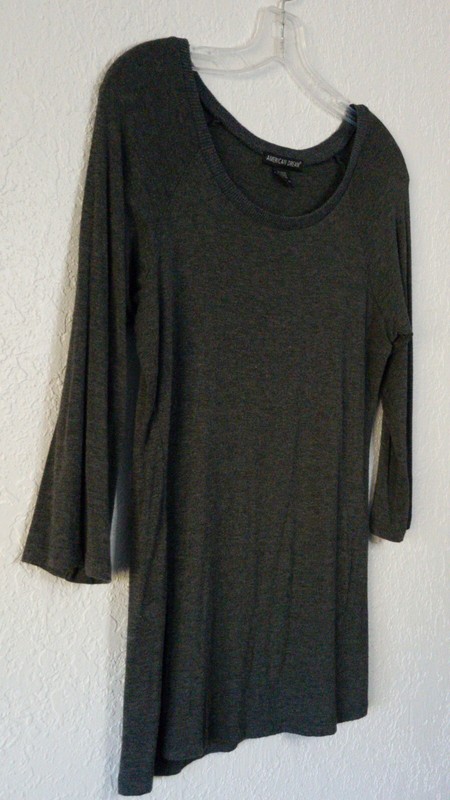 American Dream Half Sleeve Gray Super Soft Top XL