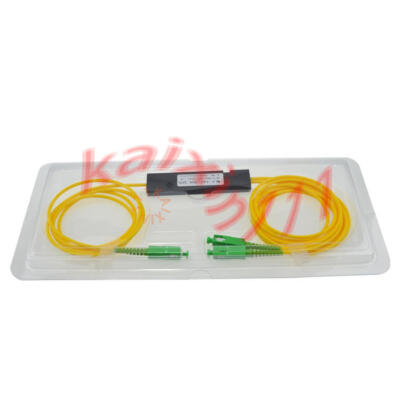 SC/APC 1X2 PLC Singlemode Fiber Optical splitter FTTH PLC SC/APC NEW