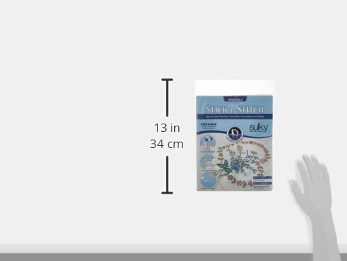 White Stick N Stitch Craft Kit for Hand Embroidery Cross Stitch Quilting