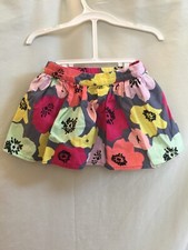 Beautiful Genuine Oshkosh Cute Girls Floral Print Spring/Summer Skirt 2T