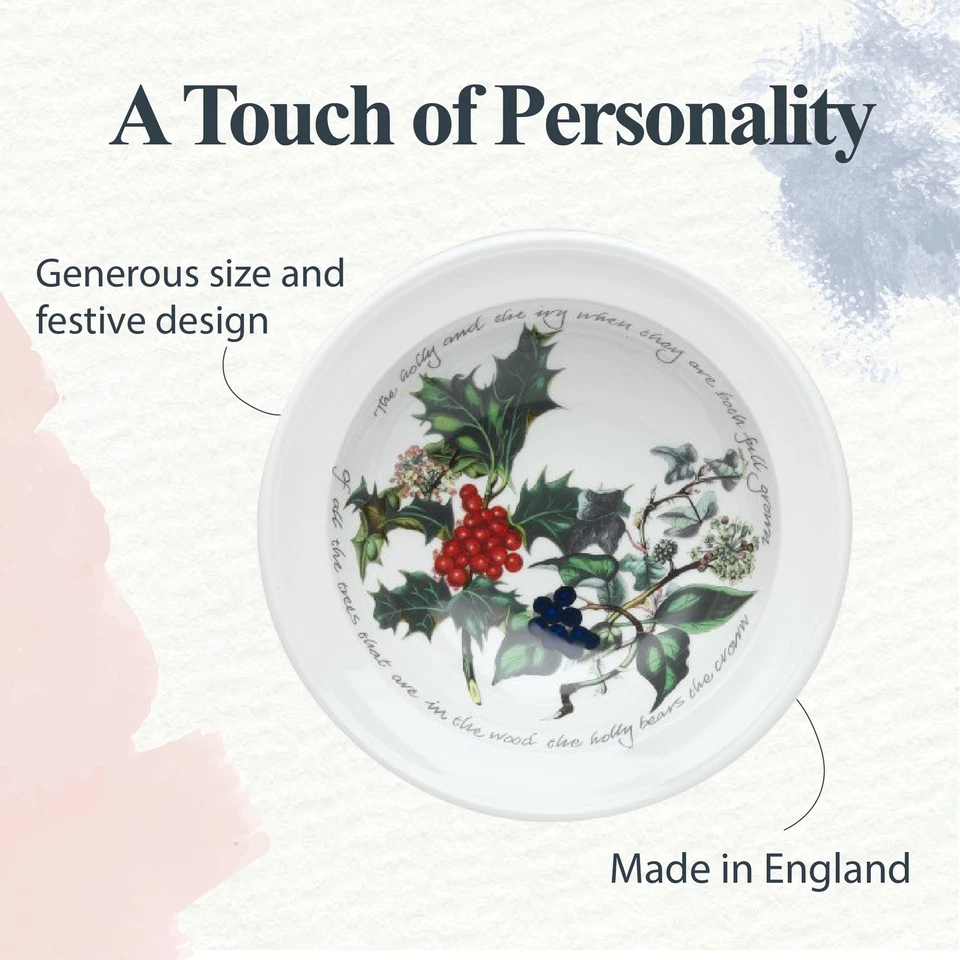 Portmeirion Holly and Ivy 7.25" Bread & Butter Plate (Set of 6) - Image 3 of 4