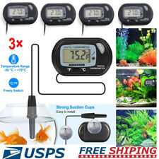 VIVOSUN 2 Pack Aquarium Thermometer Digital Reptile Fish Tank Water  Temperature